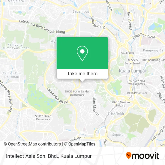 Intellect Asia Sdn. Bhd. map