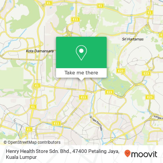 Henry Health Store Sdn. Bhd., 47400 Petaling Jaya map