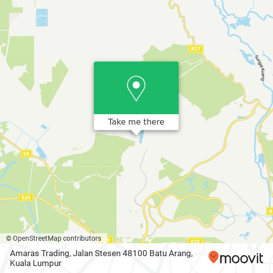 Peta Amaras Trading, Jalan Stesen 48100 Batu Arang
