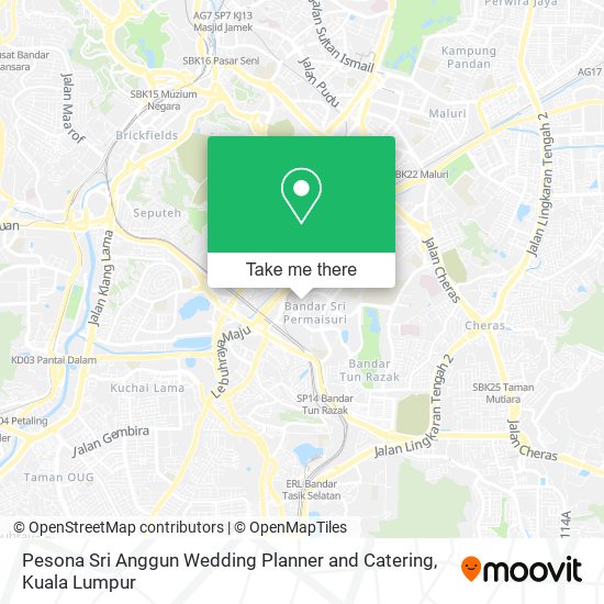 Peta Pesona Sri Anggun Wedding Planner and Catering