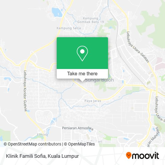 Klinik Famili Sofia map