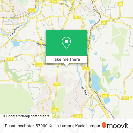 Pusat Incubator, 57000 Kuala Lumpur map