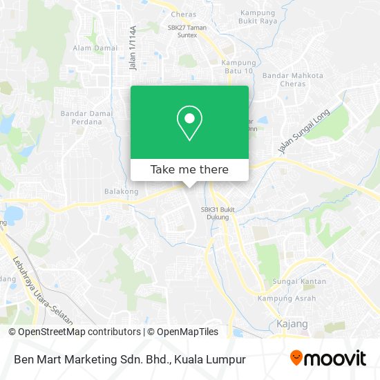 Peta Ben Mart Marketing Sdn. Bhd.
