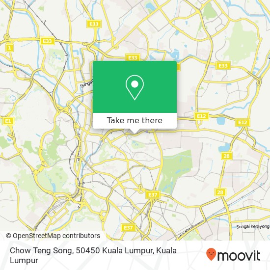 Peta Chow Teng Song, 50450 Kuala Lumpur