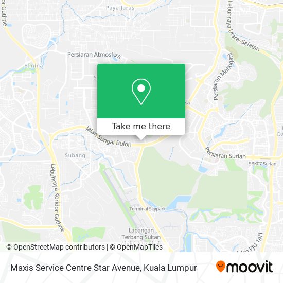 Maxis Service Centre Star Avenue map