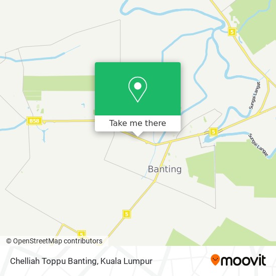 Chelliah Toppu Banting map