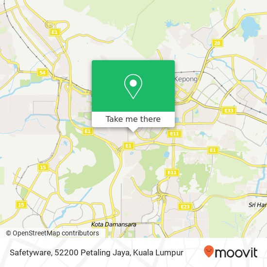 Peta Safetyware, 52200 Petaling Jaya