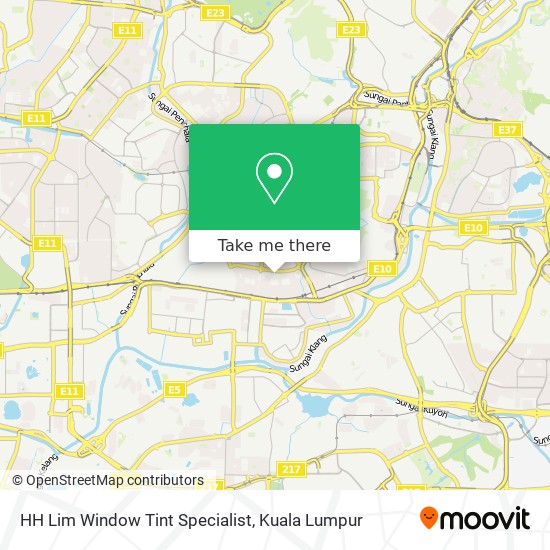 HH Lim Window Tint Specialist map