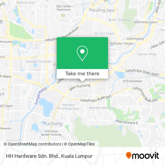 Peta HH Hardware Sdn. Bhd.