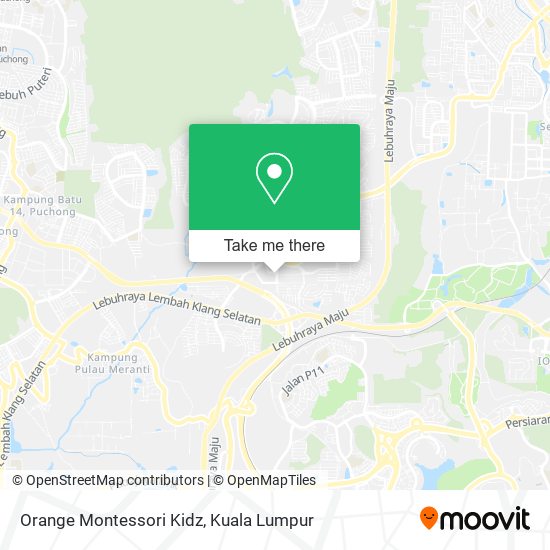 Orange Montessori Kidz map