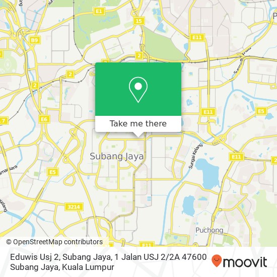 Eduwis Usj 2, Subang Jaya, 1 Jalan USJ 2 / 2A 47600 Subang Jaya map