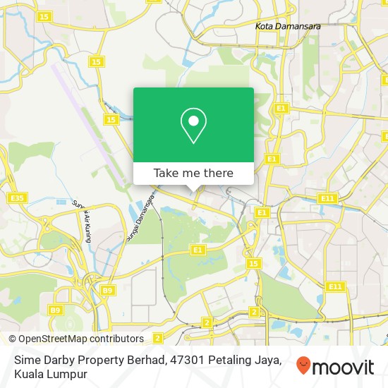 Peta Sime Darby Property Berhad, 47301 Petaling Jaya