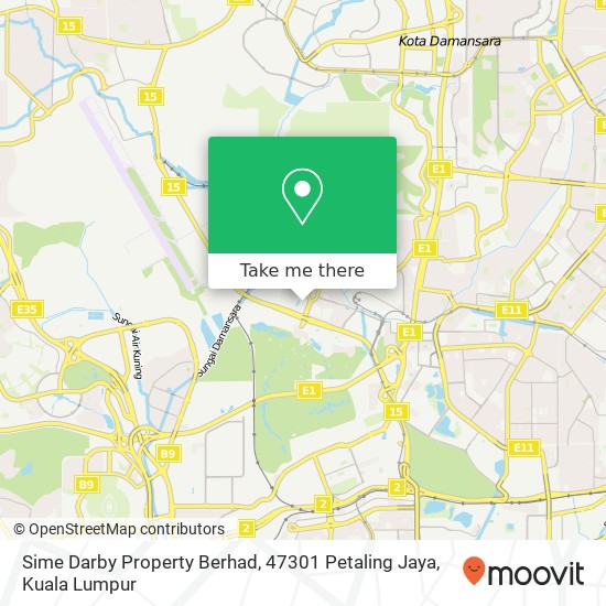 Sime Darby Property Berhad, 47301 Petaling Jaya map