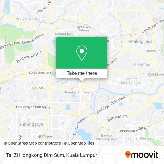Tai Zi Hongkong Dim Sum map