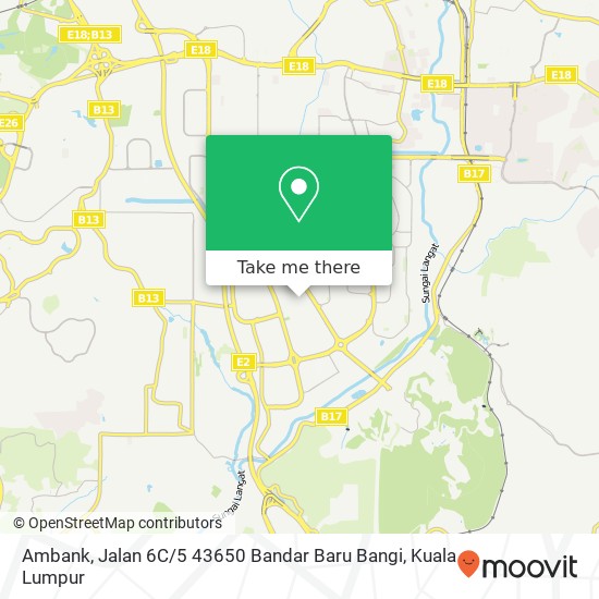 Ambank, Jalan 6C / 5 43650 Bandar Baru Bangi map