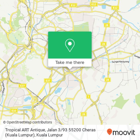 Tropical ART Antique, Jalan 3 / 93 55200 Cheras (Kuala Lumpur) map