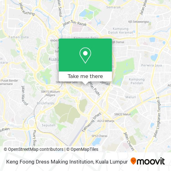 Keng Foong Dress Making Institution map
