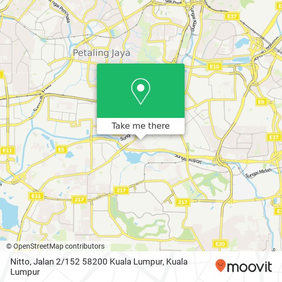 Nitto, Jalan 2 / 152 58200 Kuala Lumpur map