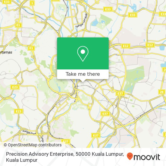 Precision Advisory Enterprise, 50000 Kuala Lumpur map