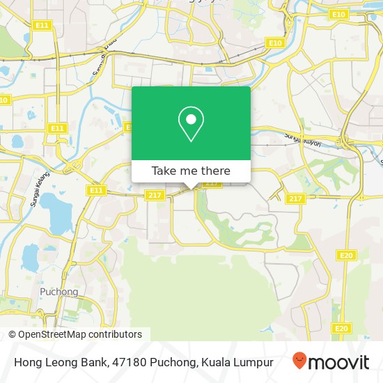 Hong Leong Bank, 47180 Puchong map