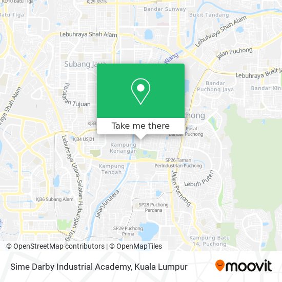 Sime Darby Industrial Academy map