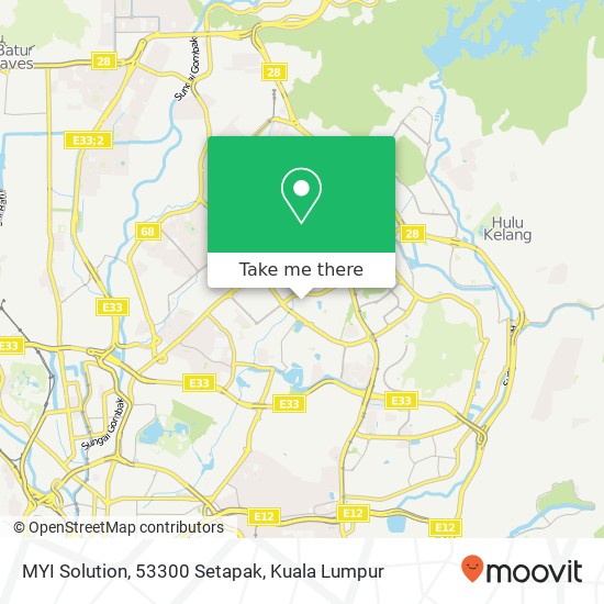 Peta MYI Solution, 53300 Setapak