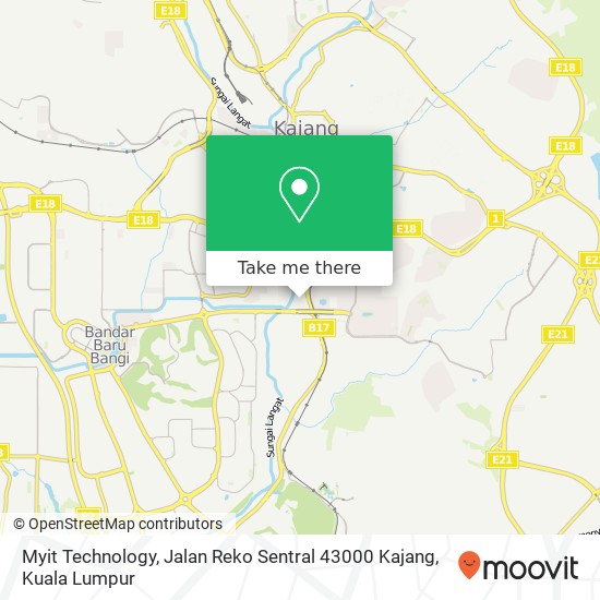 Myit Technology, Jalan Reko Sentral 43000 Kajang map