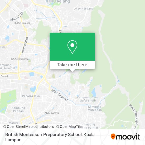 British Montessori Preparatory School map