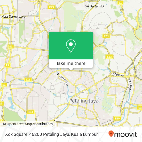 Xox Square, 46200 Petaling Jaya map