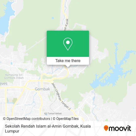 Sekolah Rendah Islam al-Amin Gombak map