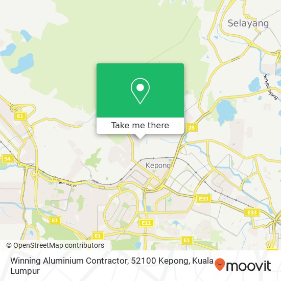 Peta Winning Aluminium Contractor, 52100 Kepong