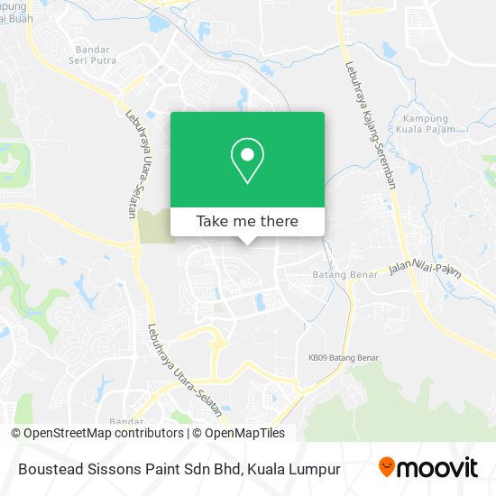 Boustead Sissons Paint Sdn Bhd map