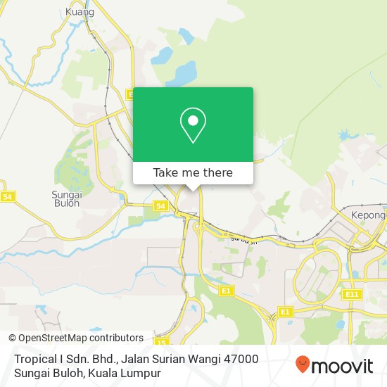 Tropical I Sdn. Bhd., Jalan Surian Wangi 47000 Sungai Buloh map