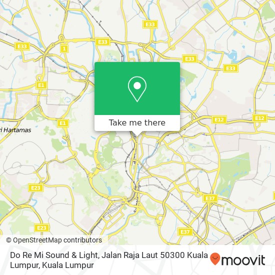 Do Re Mi Sound & Light, Jalan Raja Laut 50300 Kuala Lumpur map