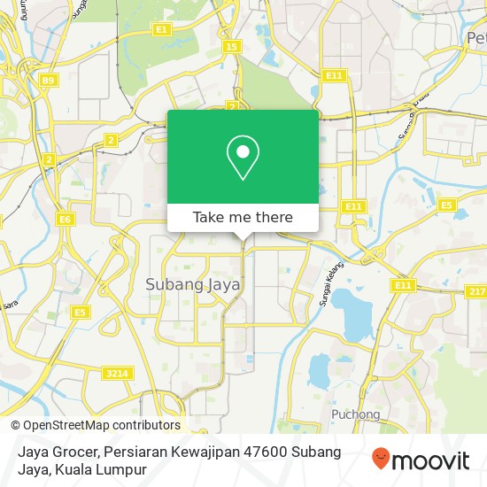 Jaya Grocer, Persiaran Kewajipan 47600 Subang Jaya map