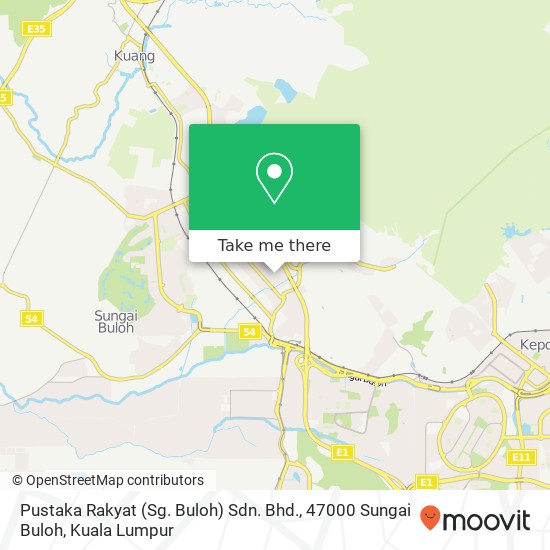 Pustaka Rakyat (Sg. Buloh) Sdn. Bhd., 47000 Sungai Buloh map