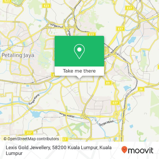 Lexis Gold Jewellery, 58200 Kuala Lumpur map