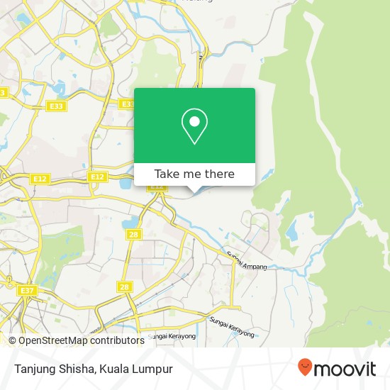 Tanjung Shisha map