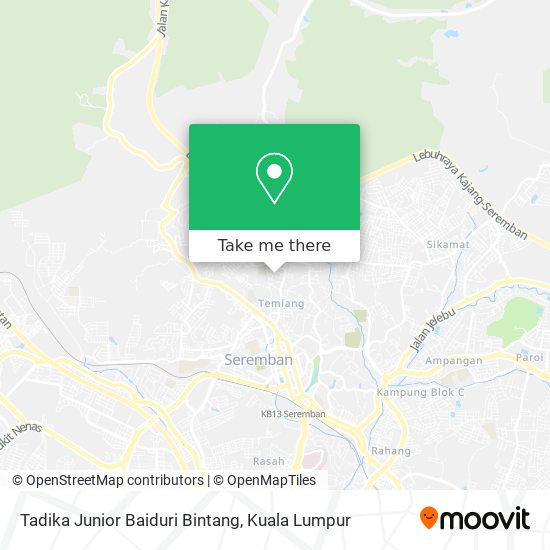 Peta Tadika Junior Baiduri Bintang