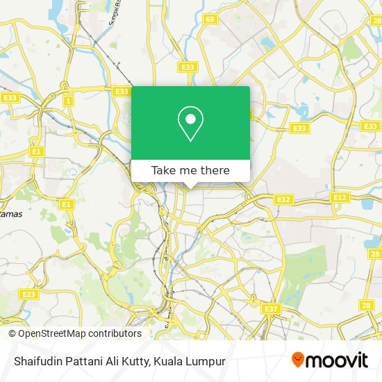 Shaifudin Pattani Ali Kutty map