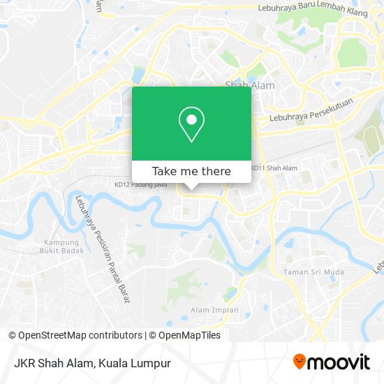 Peta JKR Shah Alam