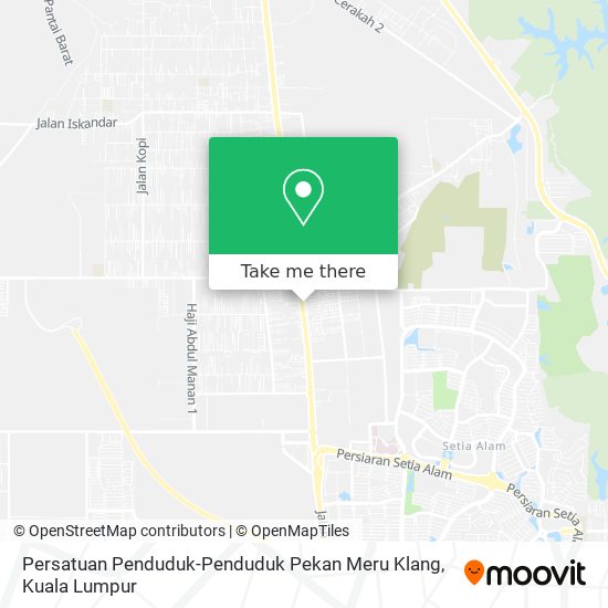 Persatuan Penduduk-Penduduk Pekan Meru Klang map