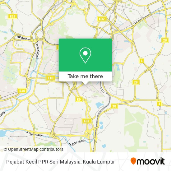 Peta Pejabat Kecil PPR Seri Malaysia