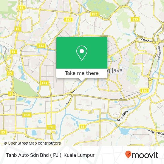 Tahb Auto Sdn Bhd ( PJ ) map