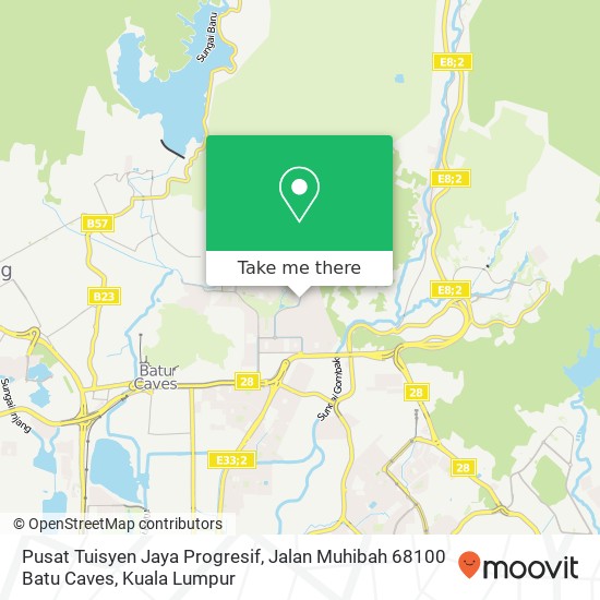 Pusat Tuisyen Jaya Progresif, Jalan Muhibah 68100 Batu Caves map