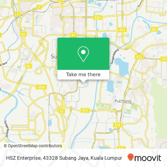 HSZ Enterprise, 43328 Subang Jaya map