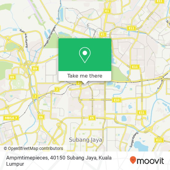 Ampmtimepieces, 40150 Subang Jaya map
