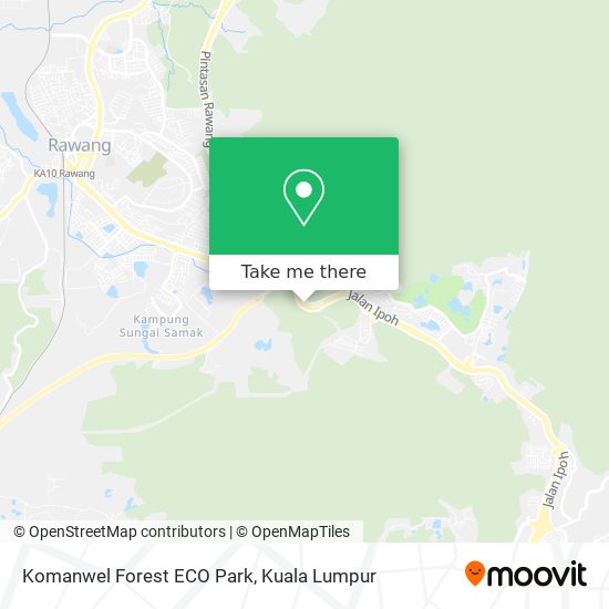 Komanwel Forest ECO Park map