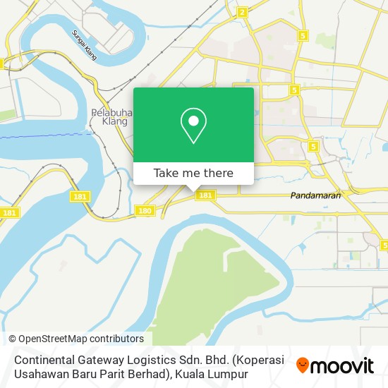 How To Get To Continental Gateway Logistics Sdn Bhd Koperasi Usahawan Baru Parit Berhad In Klang By Bus Or Train