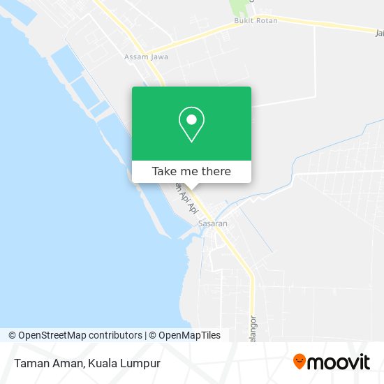 Taman Aman map